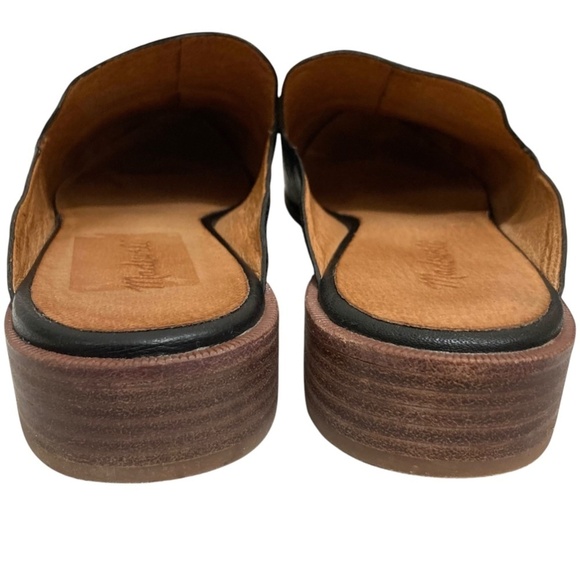 MADEWELL The Frances Leather Slip On Flat Loafer Mules - Picture 6 of 11